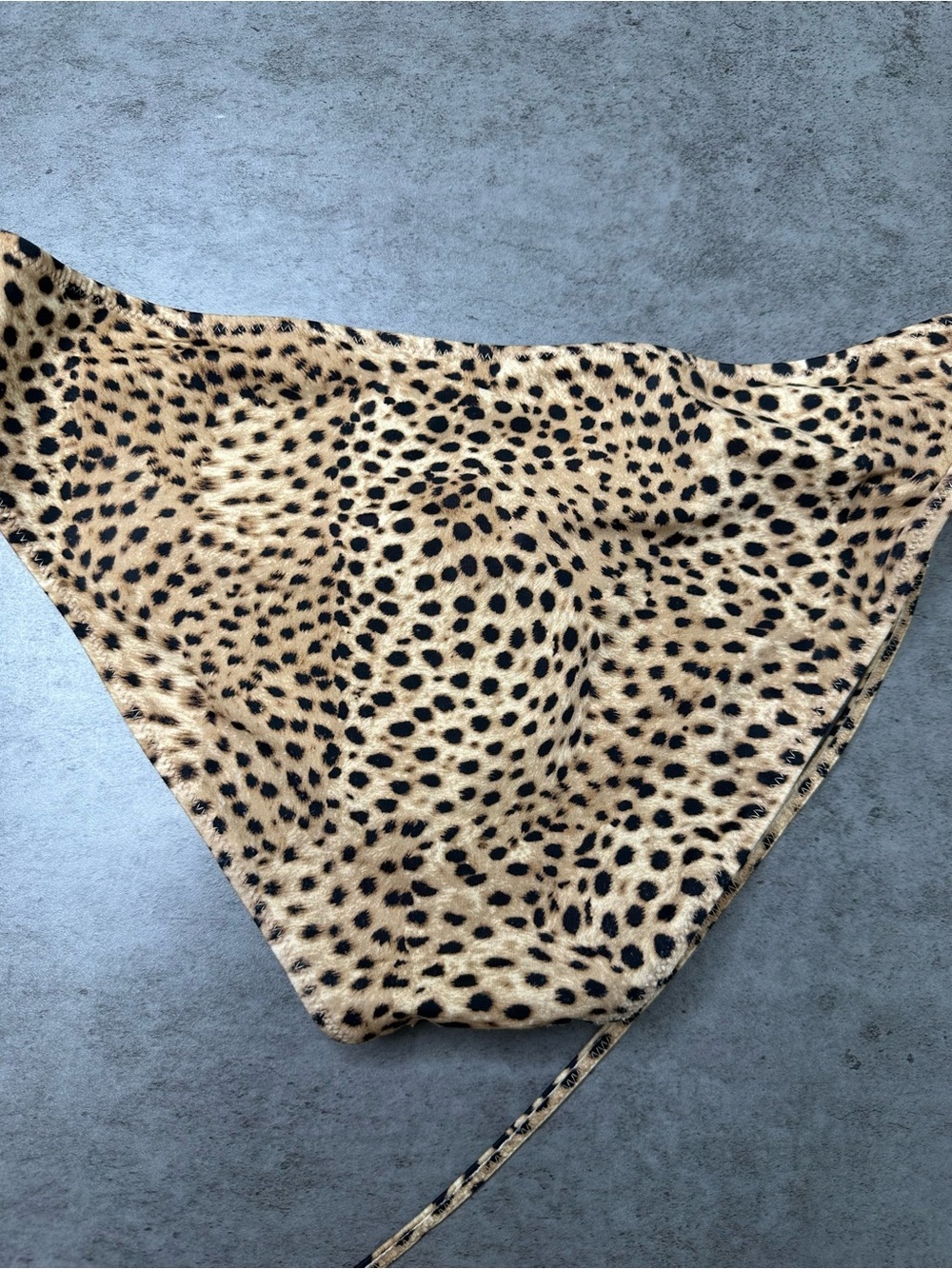 Shade & Shore Leopard Print Bikini — Tan & Black - Picture 4 of 7